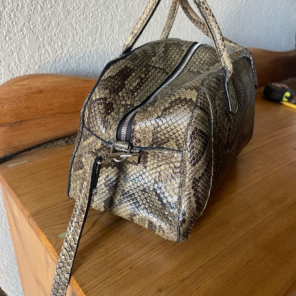 B. May Python Hand Bag - image 5
